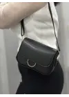 Omarı Şık Siyah Cilt Çanta