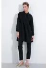 Siyah Örme Pantolon Tunik Alt Üst Takım 6654