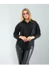 Modern Siyah Gömlek