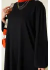 Siyah Tunik Pantolon Alt Üst Takım 6663
