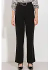 Siyah Yüksek Bel Kumaş Pantolon 6584