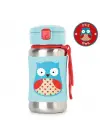 Skip Hop Zoo Pipetli Paslanmaz Çelik Suluk 350 ml Baykuş