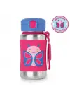 Skip Hop Zoo Pipetli Paslanmaz Çelik Suluk 350 ml Kelebek