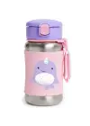 Skip Hop Zoo Pipetli Paslanmaz Çelik Suluk 350 ml Narwhal