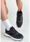 Slar Siyah Cilt Bağcıklı Spor Ayakkabı