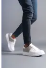 Omarı Konfor ve Tarzın Buluştuğu Sneaker Ayakkabı - Beyaz/Gri