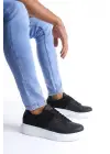 Omarı Konfor ve Tarzın Buluştuğu Siyah Günlük Sneaker Ayakkabı