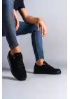 Omarı Siyah Bağcıklı Günlük Erkek Sneaker