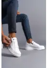 Omarı Trendy ve Rahat Beyaz Erkek Günlük Sneaker