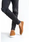 Omarı Taba Renkli Bağcıksız Erkek Günlük Ayakkabı