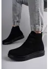 Omarı Siyah Oslo Bağcıklı Süet Erkek Spor Bot