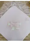 Omarı Pembe İnci Dantel Taçlı Bebek Battaniyesi