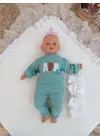 Omarı Doğal Wool Yenidoğan Bebek Battaniyesi Pembe Tasarım
