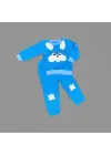 Omarı Tavşan Figürlü Kuzu Kumaş Sweat Pantolonlu Çocuk Takımı