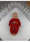 Omarı Yenidoğan Taç Nakışlı Soft Cotton Kundak Battaniyesi