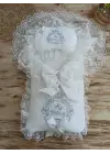 Omarı Yenidoğan Hayal Güpürlü Bebek Battaniyesi Seti Gri