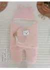 Omarı Yenidoğan Bebek Battaniyesi Pembe