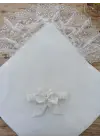 Omarı Yenidoğan Nakışlı Lüks Kundak Bebek Battaniyesi