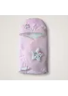 Omarı Yenidoğan Pembe Şapkalı Klasik Kundak Bebek Battaniyesi