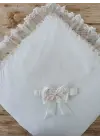 Omarı Yenidoğan Hanımeli Desenli Delüks Kundak Bebek Battaniyesi