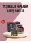 Solar Panel Şarjlı Taşınabilir Radyo Bluetooth Hoparlör Müzik Kutusu