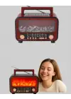 Şömine Alev Işıklı Solar Bluetooth Hoparlör – 7w Güçlü Ses, Fm Radyo