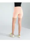 Omarı Fitilli Push Up Biker Spor Tayt