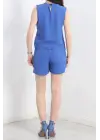 Şortlu Ayrobin takım mavi