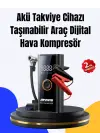 Sos Fenerli Akü Takviye Cihazı Dijital Kompresör Powerbank