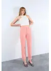 Strong Düz Pantolon - Pudra