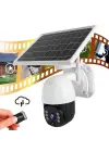 Omarı Wifi Bağlantılı Güvenlik Kamerası - Solar Panelli Su Geçirmez