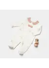Omarı Yumuşak ve Şık Bebek Tulumu Light Beige