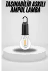 Taşınabilir Askılı Ampul Kamp Lambası Askılı Type-c Şarjlı Bahçe Lambası