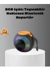 Taşınabilir Bluetooth Hoparlör – Rgb Işıklı, Güçlü Bas Ve 8 Saat Pil Ömrü