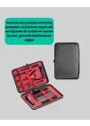 Taşınabilir Deri Kutulu 17 Parça Manikür Seti