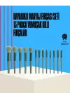 Taşınabilir Ergonomik Yapılı 13 Adet Fiber Kıllı Yüz Ve Göz Makyaj Fırçası Seti