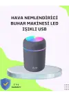 Taşınabilir Hava Nemlendirici – Renkli Işık Ve Usb Bağlantı
