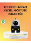 Taşınabilir Lityum Bataryalı Led Gece Lambası Ve Projektör