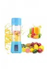 Omarı Taşınabilir USB Şarjlı Mavi El Blender