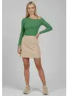 Tek Omuz İpli Bluz Yeşil T4328