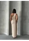 Omarı Şık Tek Omuz Pliseli Elbise