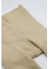 Tekli Kaymaz Mix Havlu Külotlu Çorap 50501 Bej