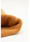 Omarı Tekli Kaymaz Mix Havlu Külotlu Çorap - Hardal Elegansı
