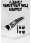 Tıraş Makinesi 4 Başlıklı Paslanmaz Çelik Bıçaklı Tüm Saç Tiplerine Uygun