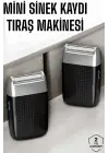 Tıraş Makinesi Mini Sinek Kaydı Şarjlı Taşınabilir Paslanmaz Çelik