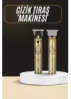 Tıraş Makinesi Şarjlı Çizik Tıraş Paslanmaz Çelik Bıçaklı 4 Taraklı
