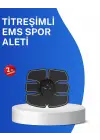 Titreşimli Ems Spor Aleti Karın Kol Ve Bacak Kas Yapma Cihazı 2025 Model