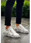 Trend Beyaz Gazete Erkek Ayakkabı