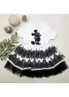 Trend Kız Bebek Elbisesi Mickey Baskılı