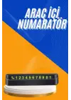 Tüm Araçlara Uyumlu Araç Içi Park Numaratör Oto Araç Numaratör